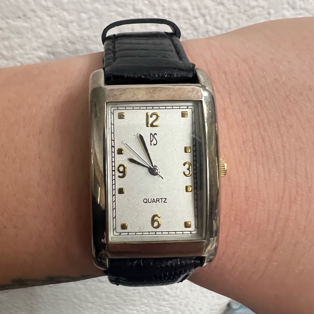 PS Genuine Leather and Quartz Woman’s Watch